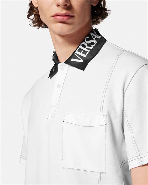 versace shirt logo|Versace short sleeve shirt.